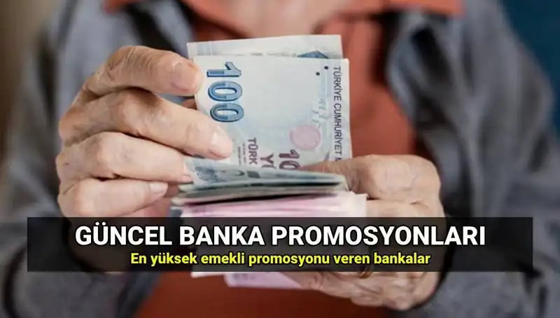 Emekliler İçin 2025 Banka Promosyonları: En Yüksek ve Düşük Tutarlar