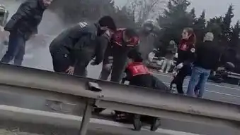 TEM Otoyolu'nda Zincirleme Kaza: Dördü Polis, Beş Yaralı!