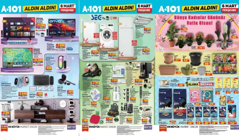 A101 6 Mart Aktüel Ürünleri: Yeni Gelirler ve Sürpriz İndirimler