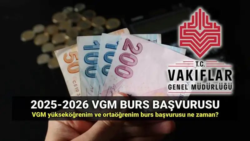 2025 VGM Burs Başvuruları İçin Tarihler ve Ücret Detayları Açıklandı
