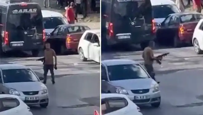 Başakşehir’de Dehşet Anları: Pompalı Tüfekle Yolu Kapattı!