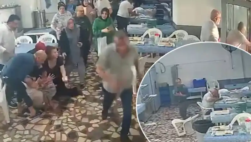 Yemekhanede Deprem Anı: Nefes Kesen Görüntüler ve Yaşananlar