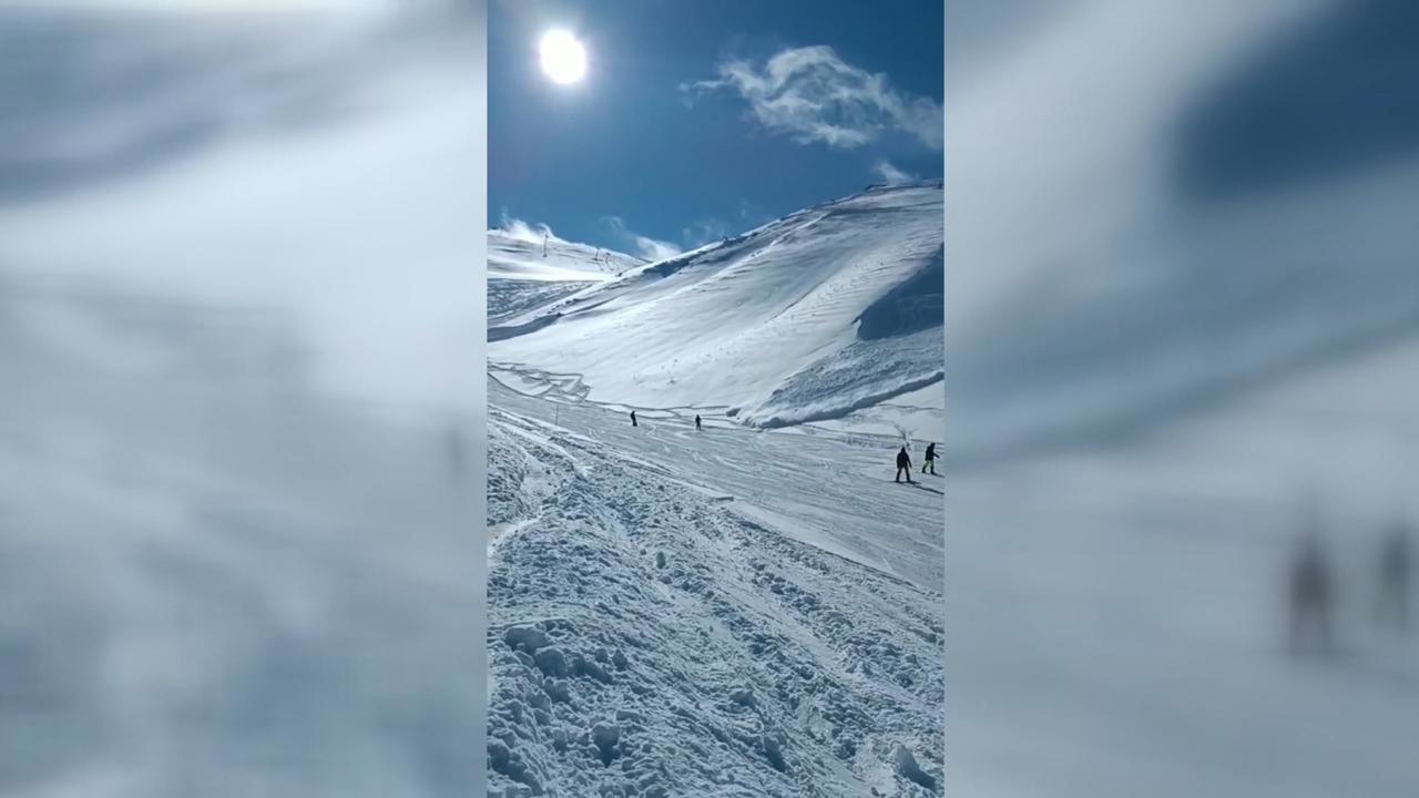 Palandöken'de kayakçılara çığ tehlikesi!