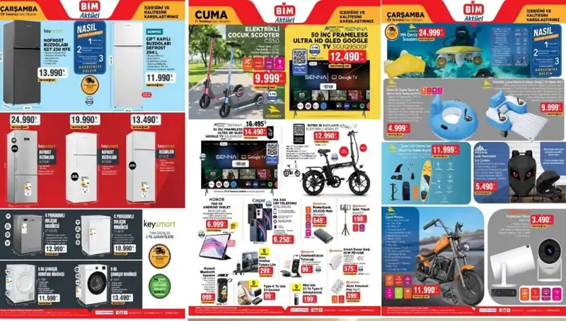 BİM’de Yaz İndirimleri! Elektronik Ürünler ve Daha Fazlası 8-11 Temmuz’da Sizlerle