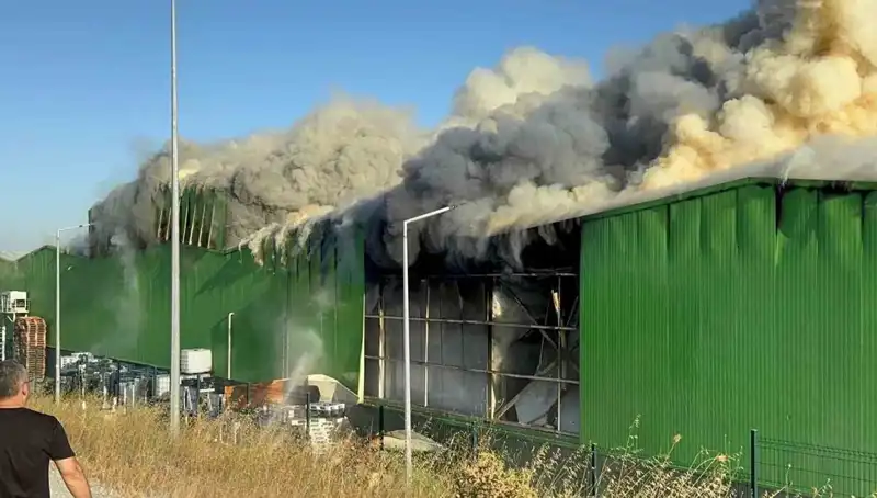 Balıkesir'deki Fabrika Yangınının Ardından 1 Kişi Tutuklandı