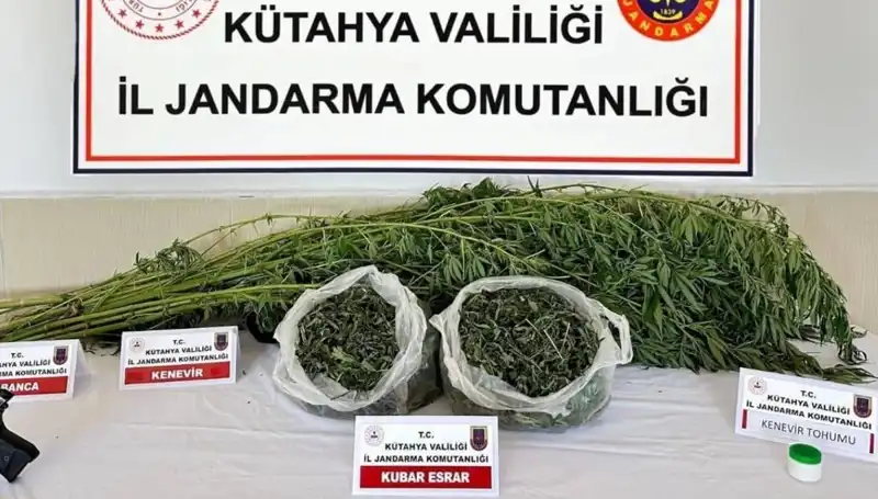 Kütahya’da Uyuşturucu Operasyonu: Ele Geçirilen Malzeme ve Gözaltında Bir Şahıs