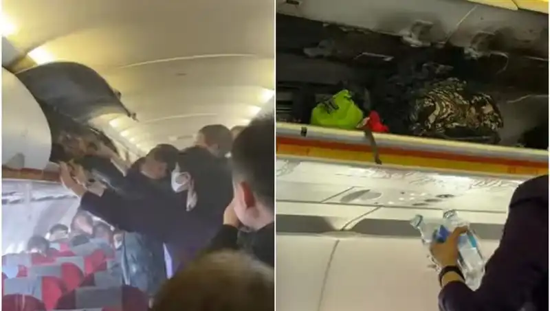 Çin'den Hong Kong'a Giden Uçakta Şok Edici Yangın: 168 Yolcu Hayatta Kaldı!