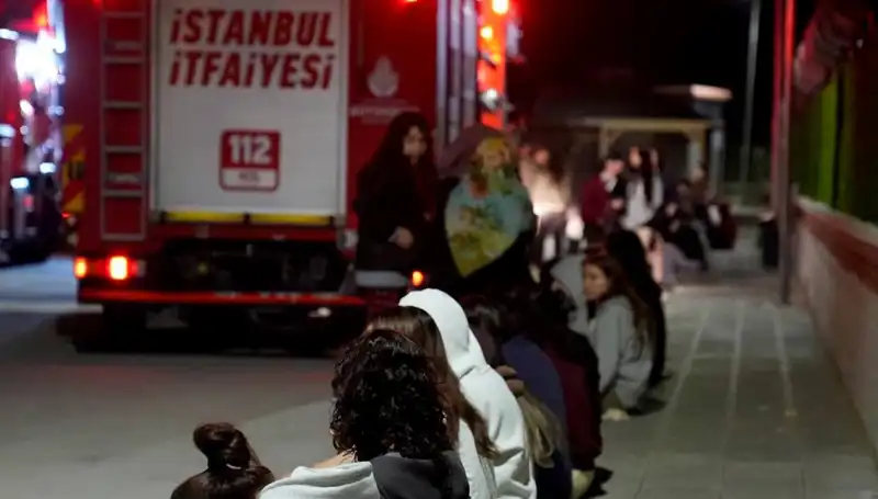 2500 Kişilik Kız Öğrenci Yurdunda Yangın: Korku Dolu Anlar